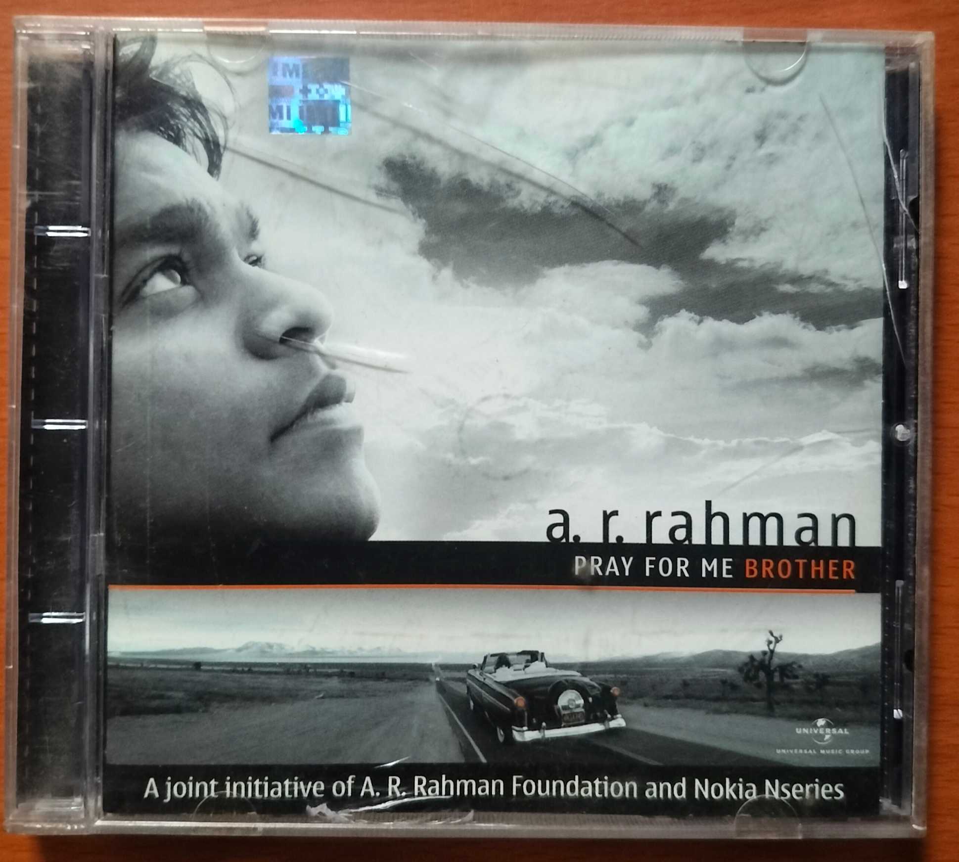 A.R.RAHMAN PRAY FOR ME BROTHER- A.R. Rahman Album Audio Cd