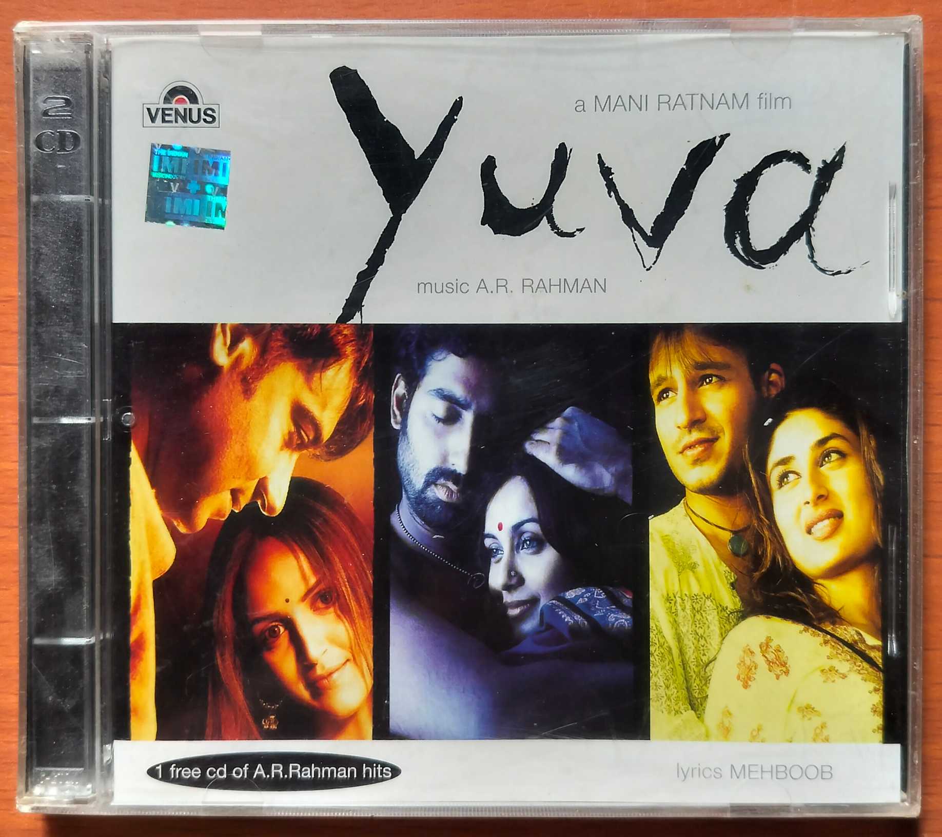 YUVA - A.R. Rahman Hindi Audio Cd (FACTORY SEALED PACK)