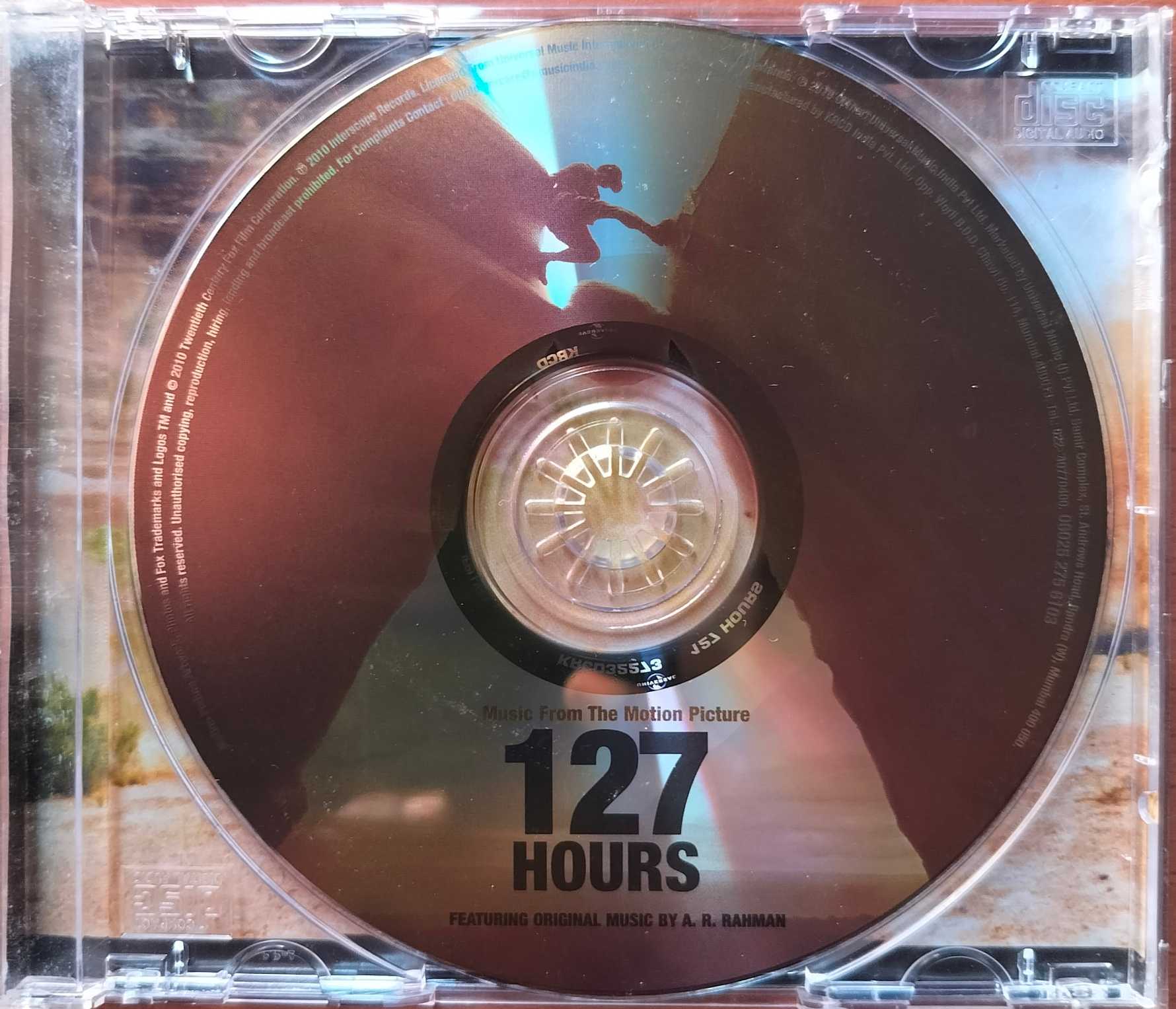 127 HOURS- A.R. Rahman English Album Outer Cover Audio Cd - Image 4