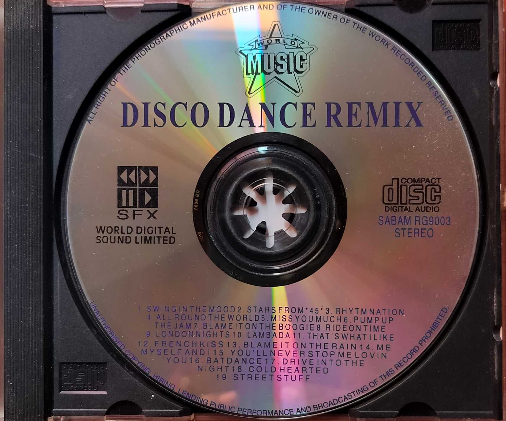 DISCO DANCE REMIX VOL . 1 - Imported Album Audio Cd - Image 2