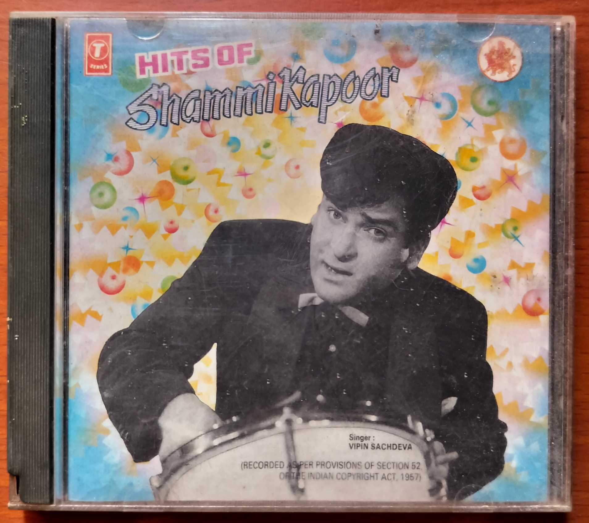 HITS OF SHAMMI KAPOOR - Hindi Film Compilation Audio Cd