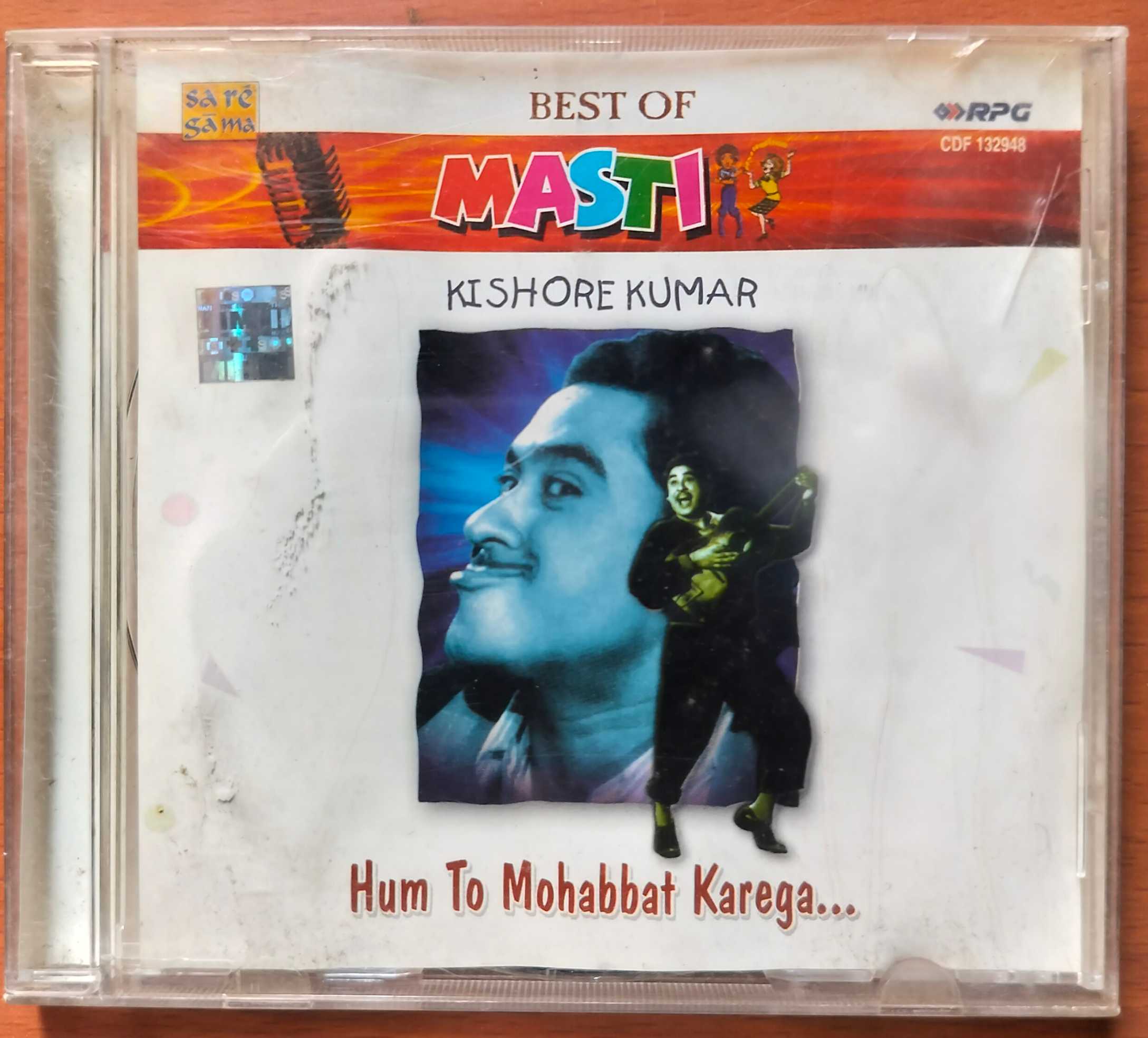 BEST OF MASTI KISHORE KUMAR HUM TO MOHABBAT KAREGA - Kishore Kumar Hindi Film Collection Audio Cd