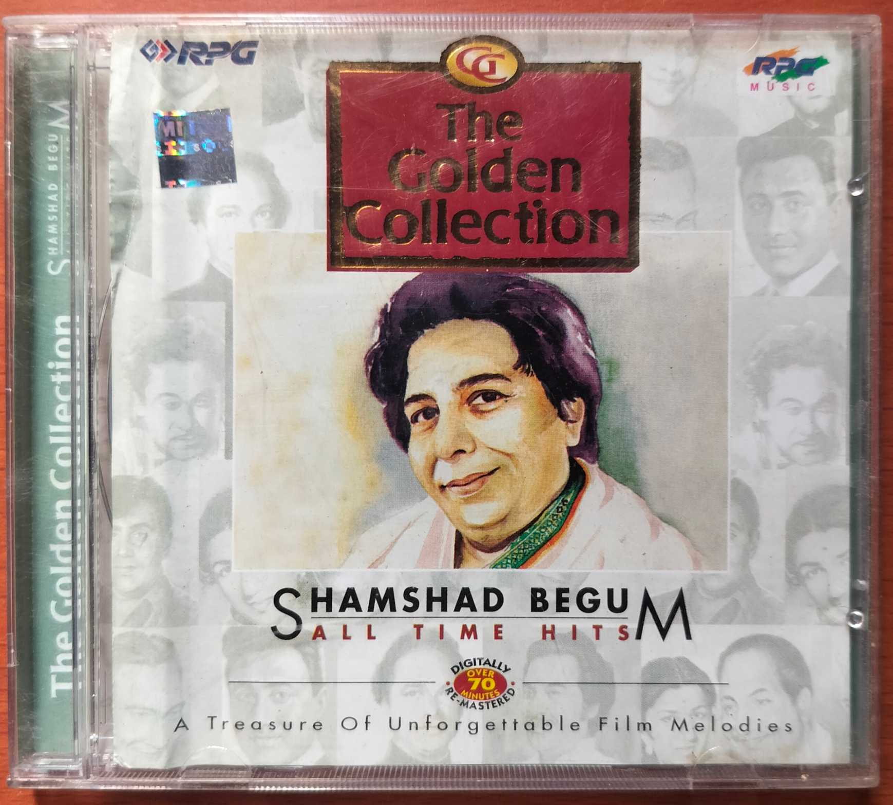 THE GOLDEN COLLECTION SHAMSHAD BEGUM ALL TIME HITS - Hindi Film Collection Audio Cd