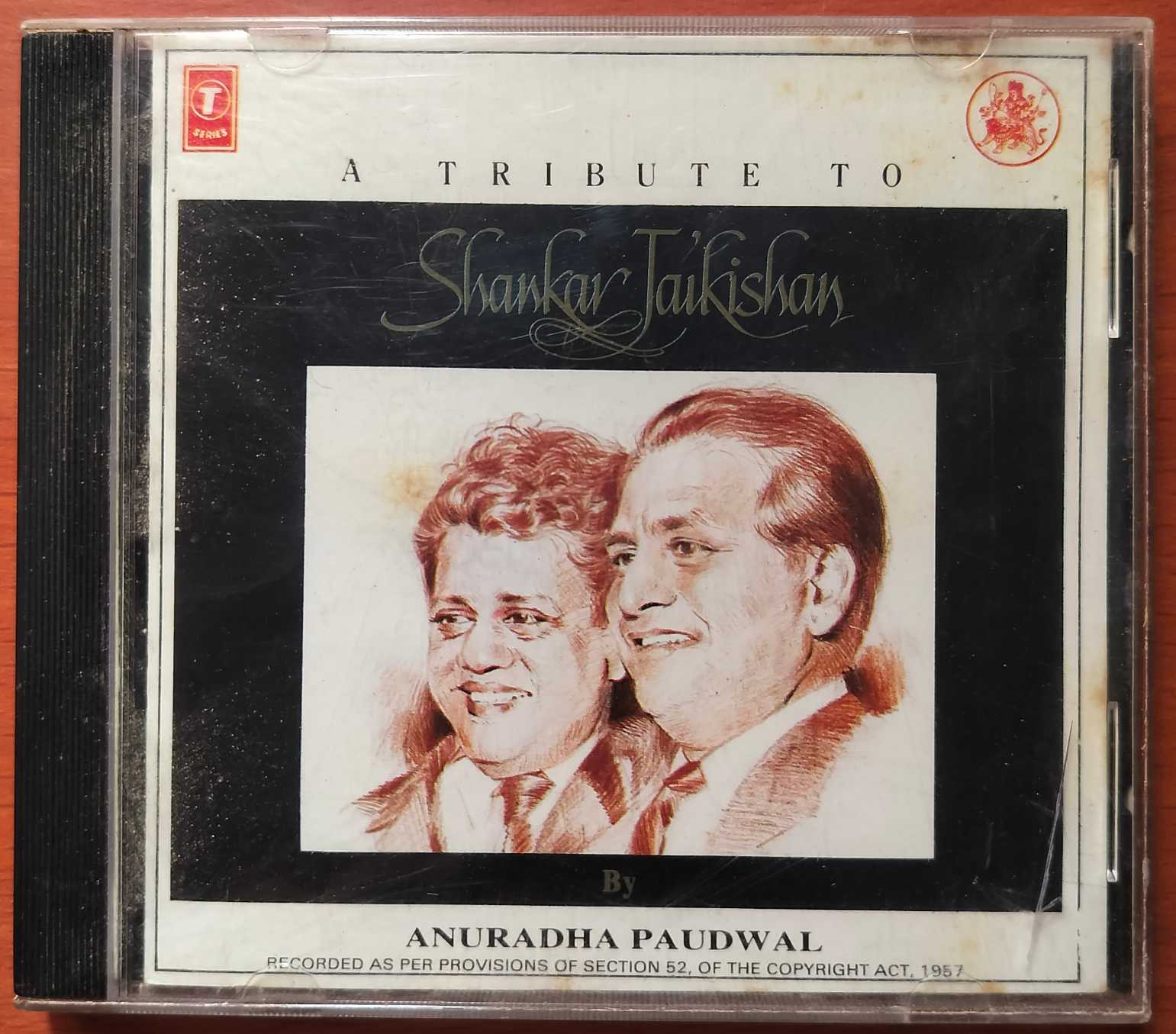 A TRIBUTE TO SHANKAR JAIKISHAN - Hindi Collection Audio Cd