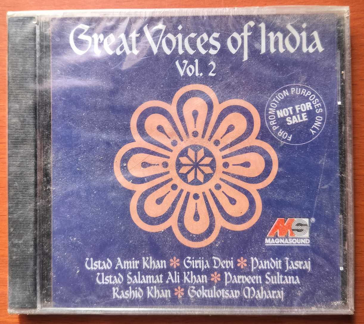 GREAT VOICES OF INDIA VOL . 2 - Ustad Amir Khan & Pandit Jasraj Album Audio Cd (FACTORY SEALED PACK)