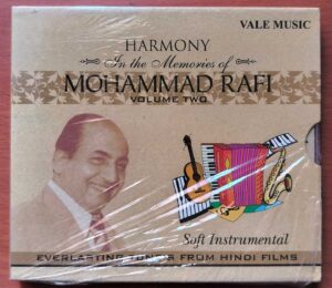 HARMONY IN THE MEMORIES OF MOHAMMAD RAFI VOL . 2 - Hindi Film Soft Instrumental Audio Cd (FACTORY SEALED PACK)