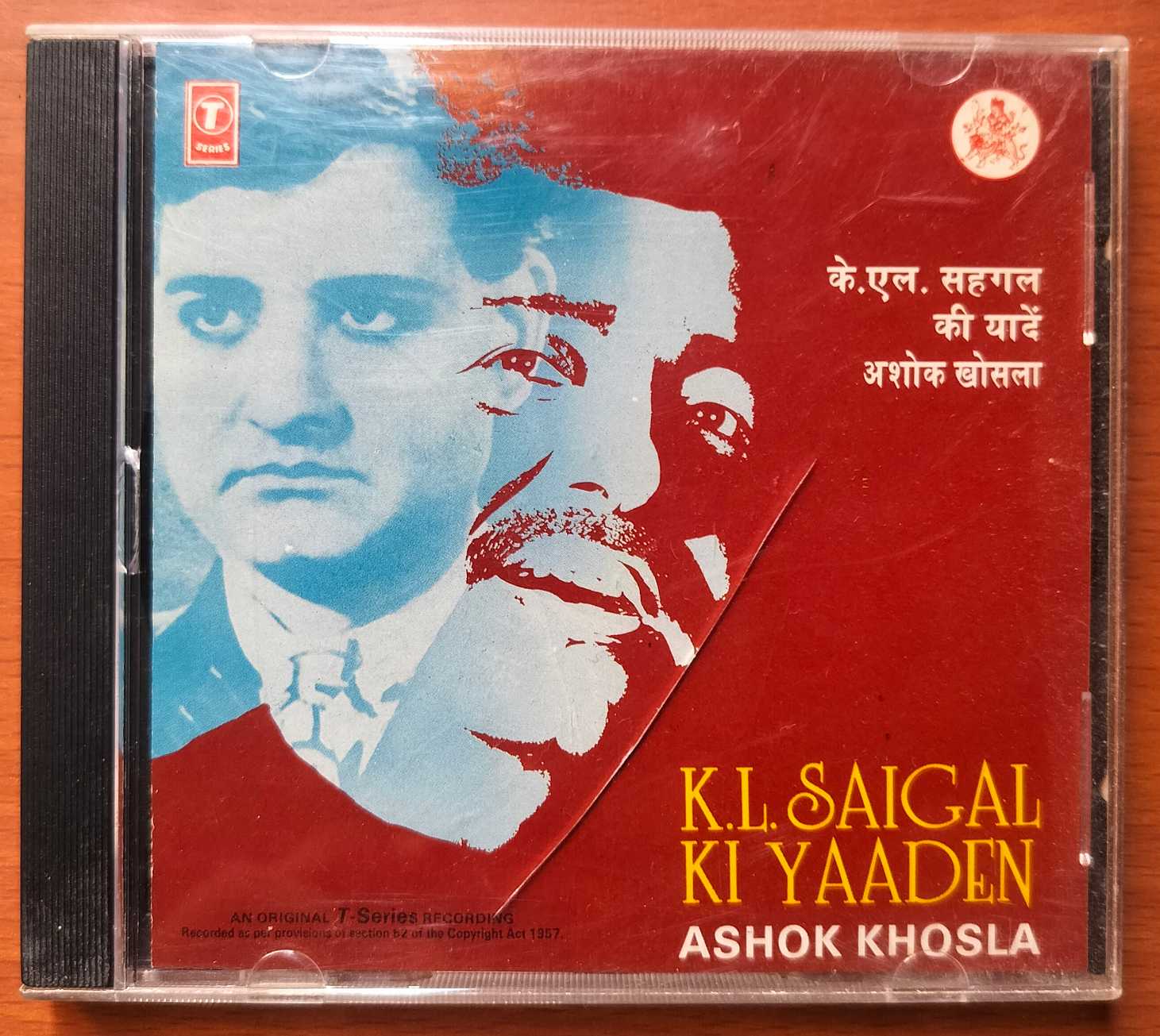 K.L. SAIGAL KI YAADEN - Ashok Khosla Hindi Collection Audio Cd