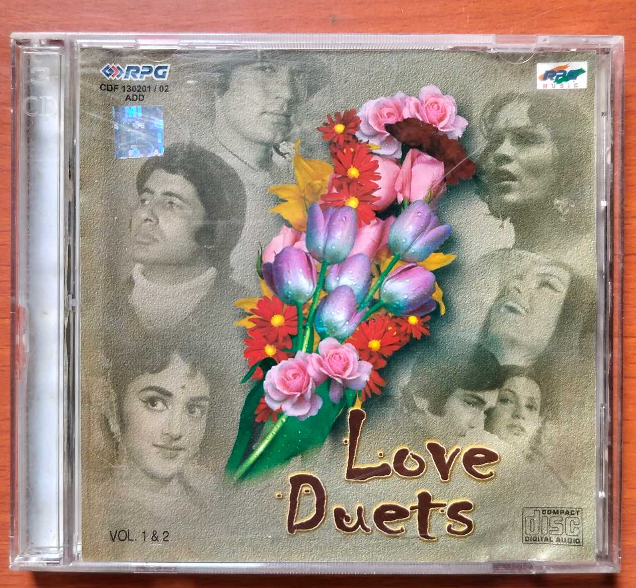 LOVE DUETS VOL . 1& 2 - Hindi Film Collection 2CD Pack Audio Cd