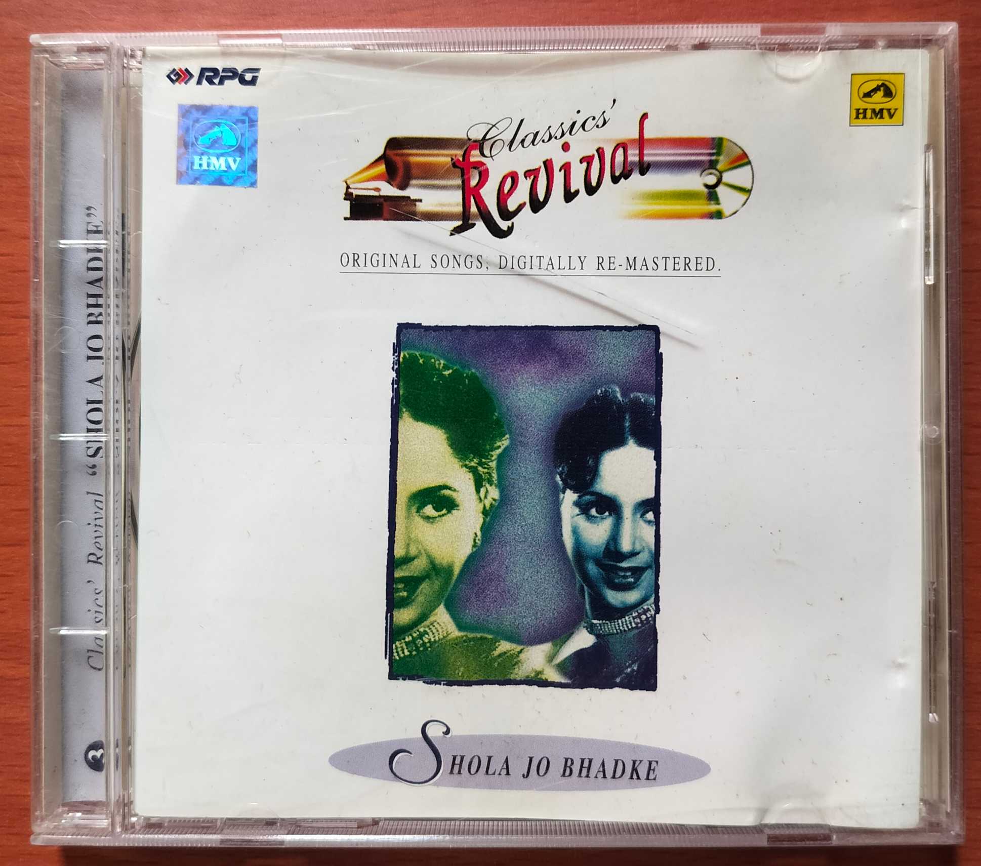 CLASSICS REVIVAL SHOLA JO BHADKE - Hindi Old Film Collection Audio Cd