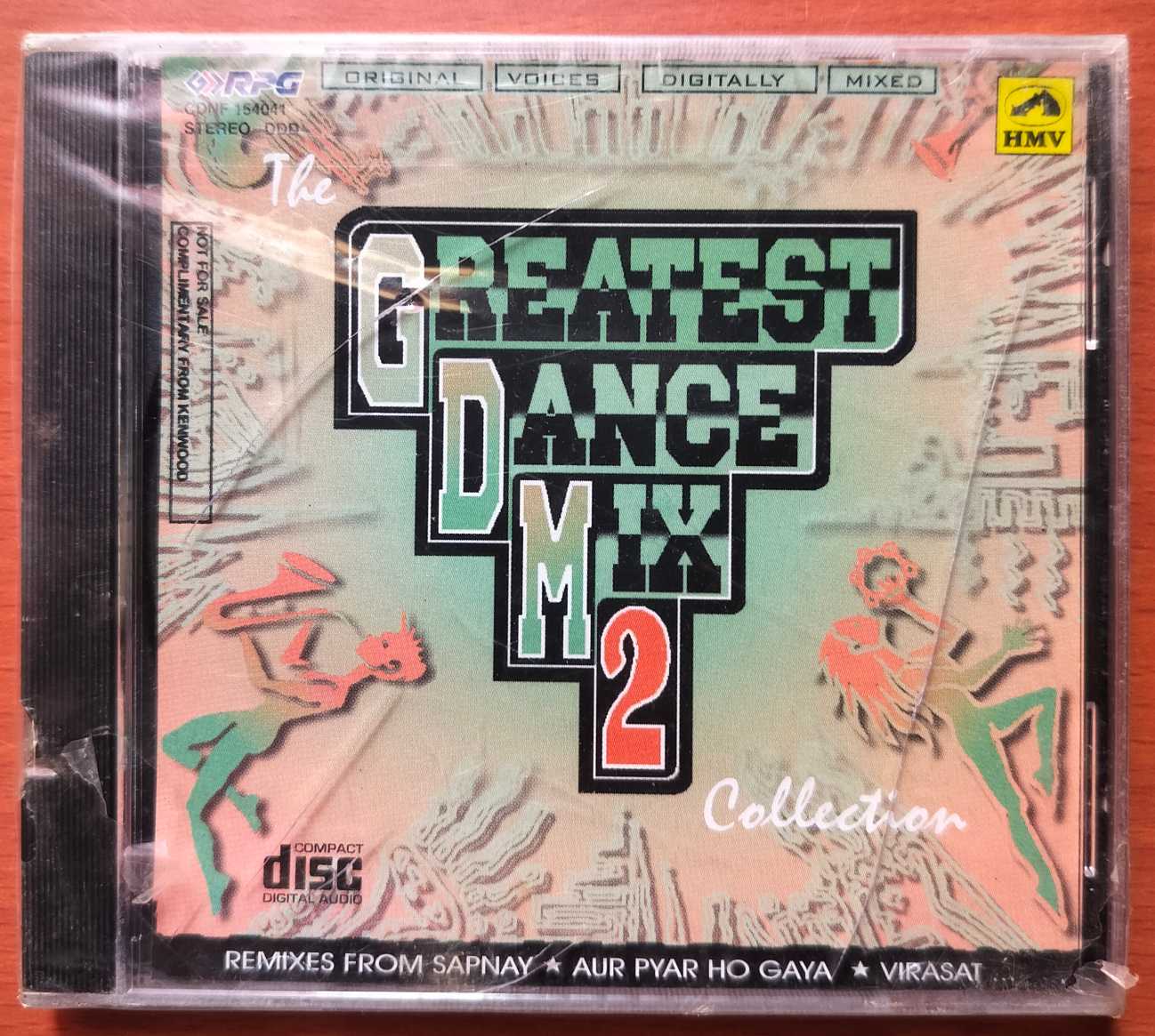GREATEST DANCE MIX 2 COLLECTION - Remixes Hindi Film Audio Cd (FACTORY SEALED PACK)