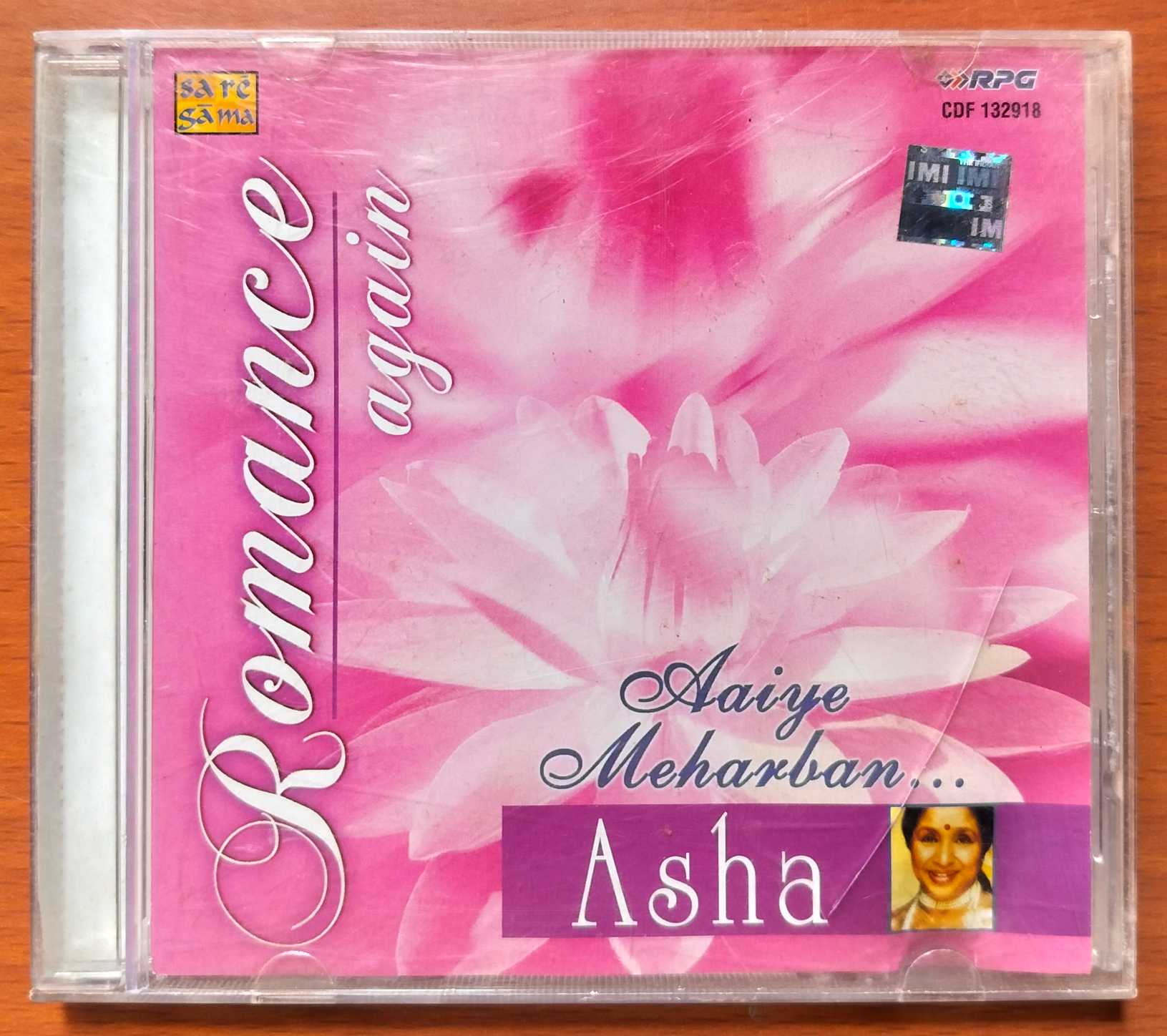 ROMANCE AGAIN ASHA - Hindi Film Collection Audio Cd