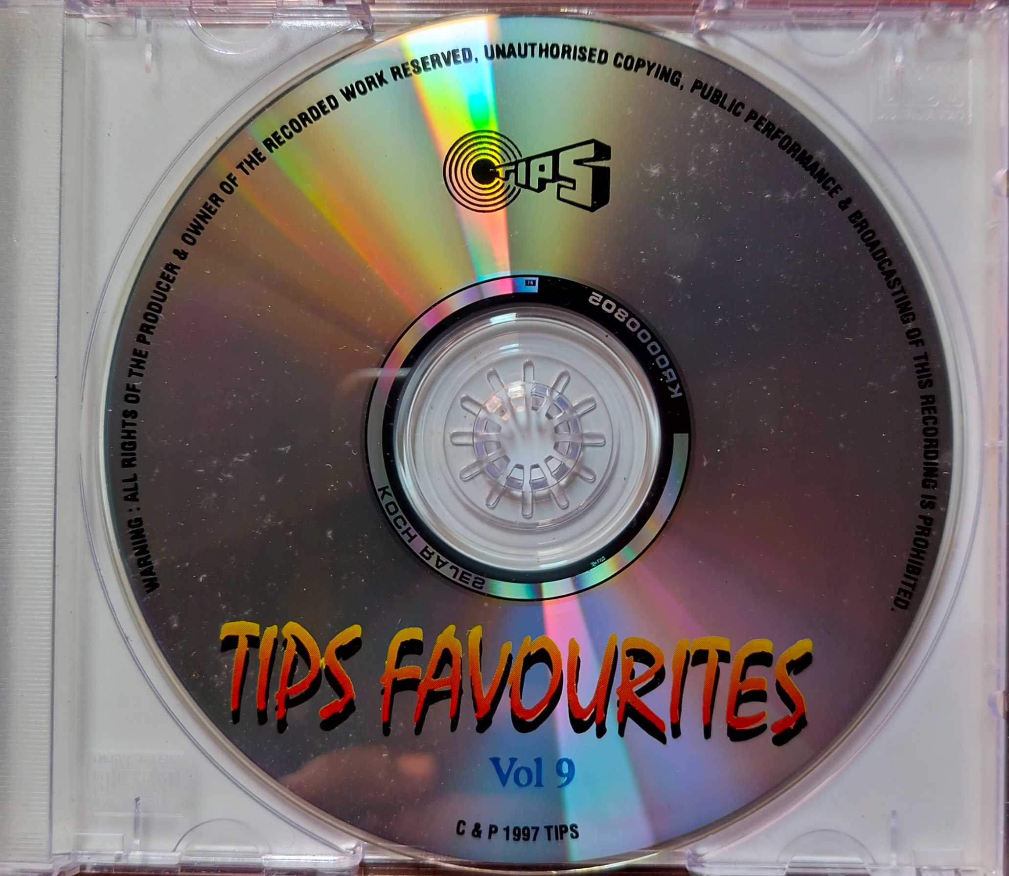 TIPS FAVOURITES VOL . 9 - Hindi Film Collection Audio Cd - Image 2