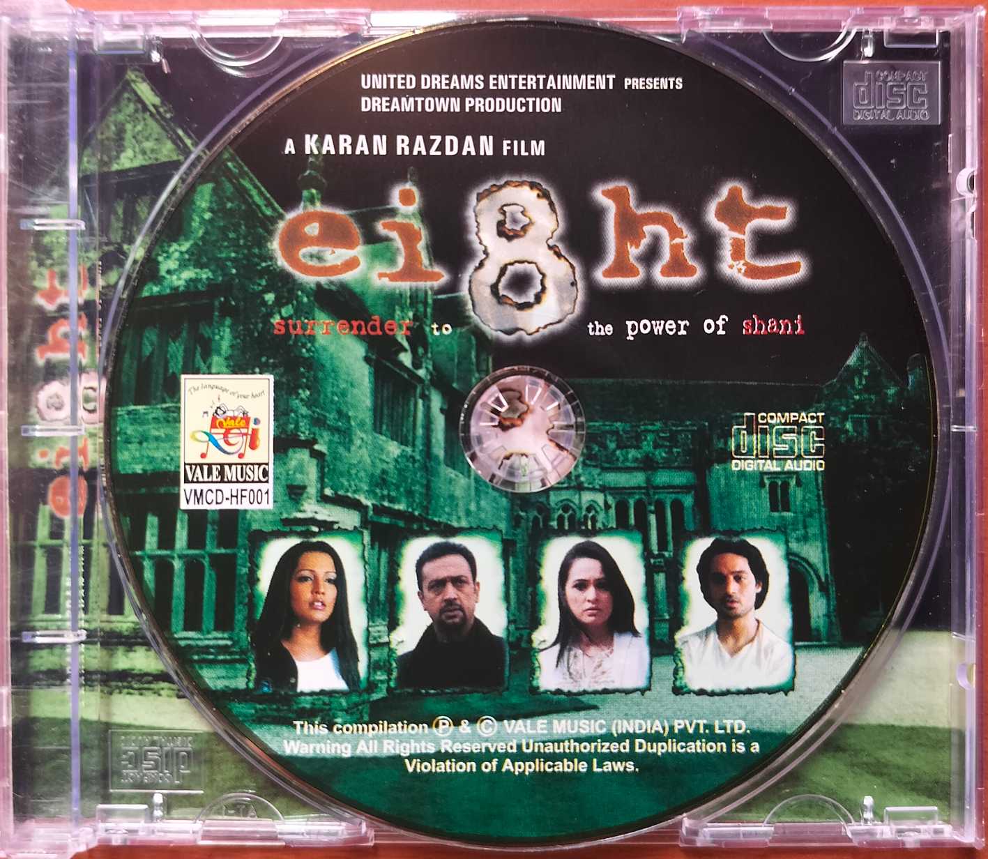 EIGHT THE POWER OF SHANI - Hindi Film Audio Cd - Image 2