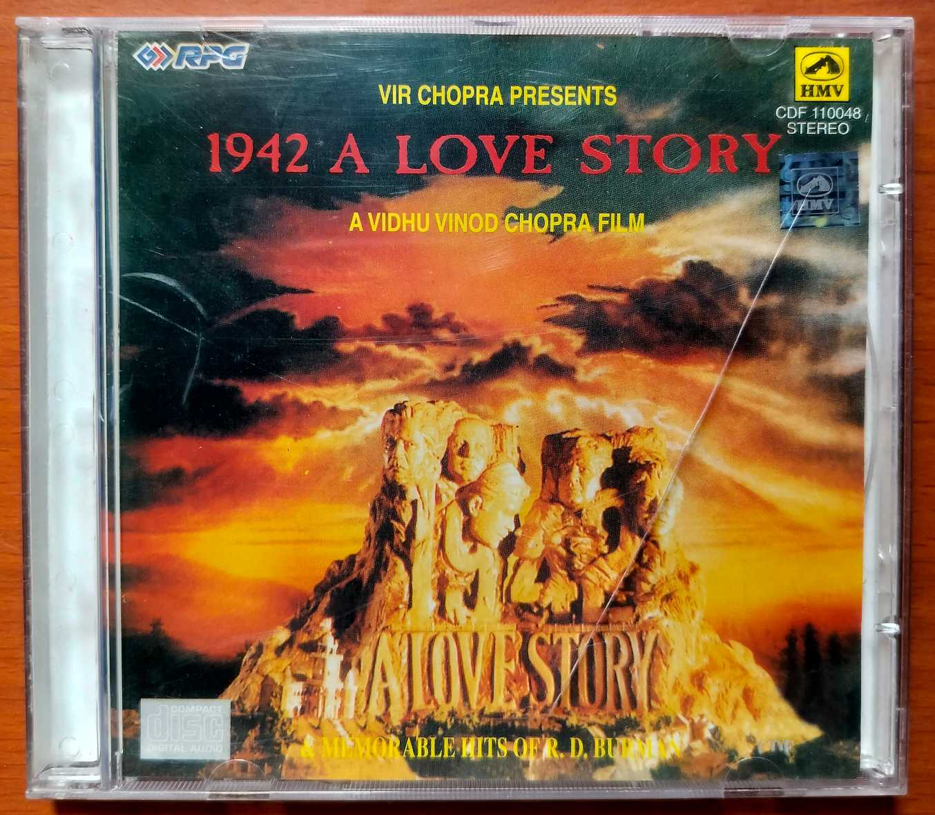 1942 - A LOVE STORY / MEMORABLE HITS OF R.D. BURMAN - R.D. Burman Hindi Film Audio Cd