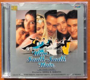 HUM SAATH-SAATH HAIN - Imported Raamlaxman Hindi Film 2CD Pack Audio Cd