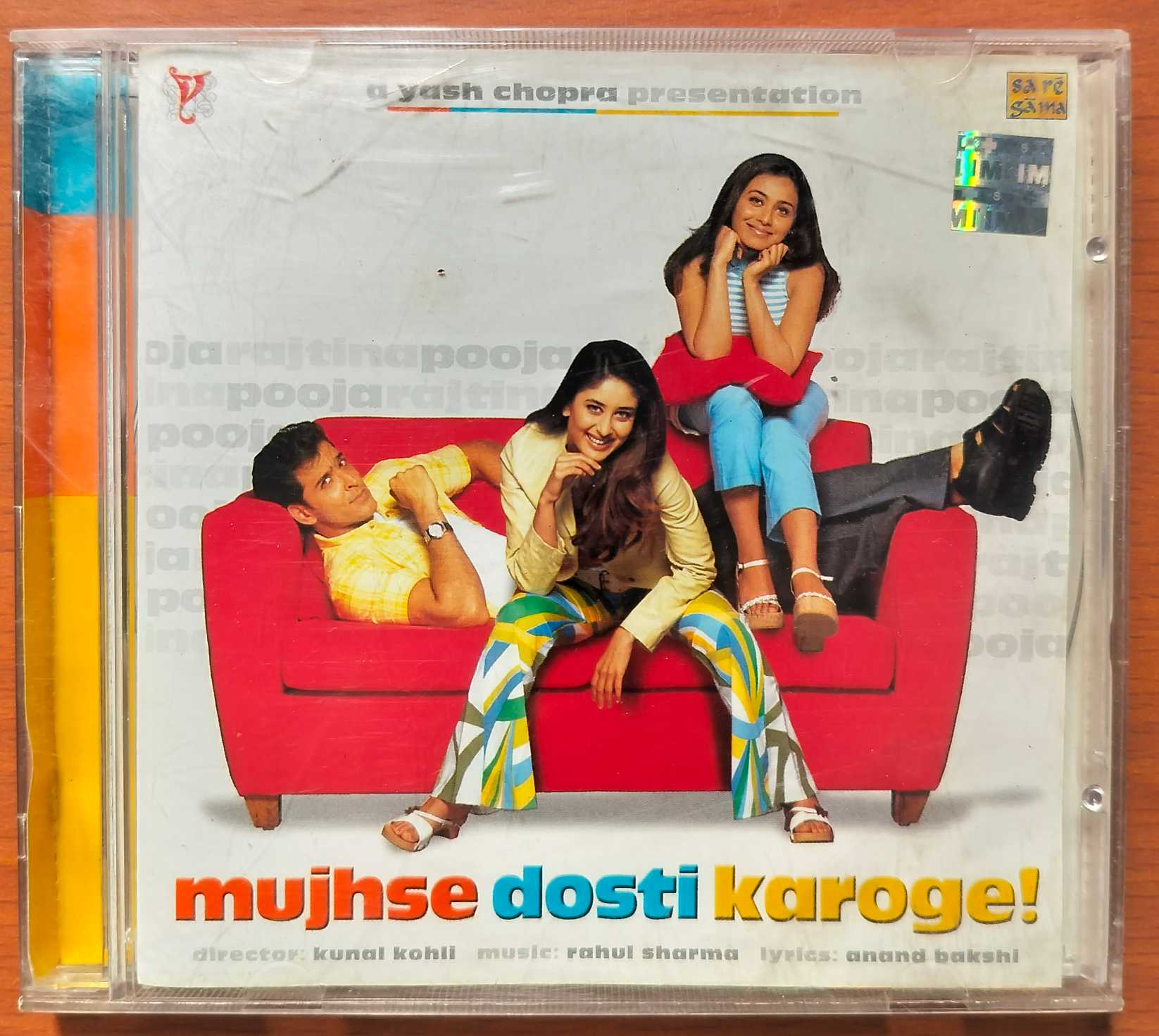 MUJHSE DOSTI KAROGE - Rahul Sharma Hindi Film Audio Cd