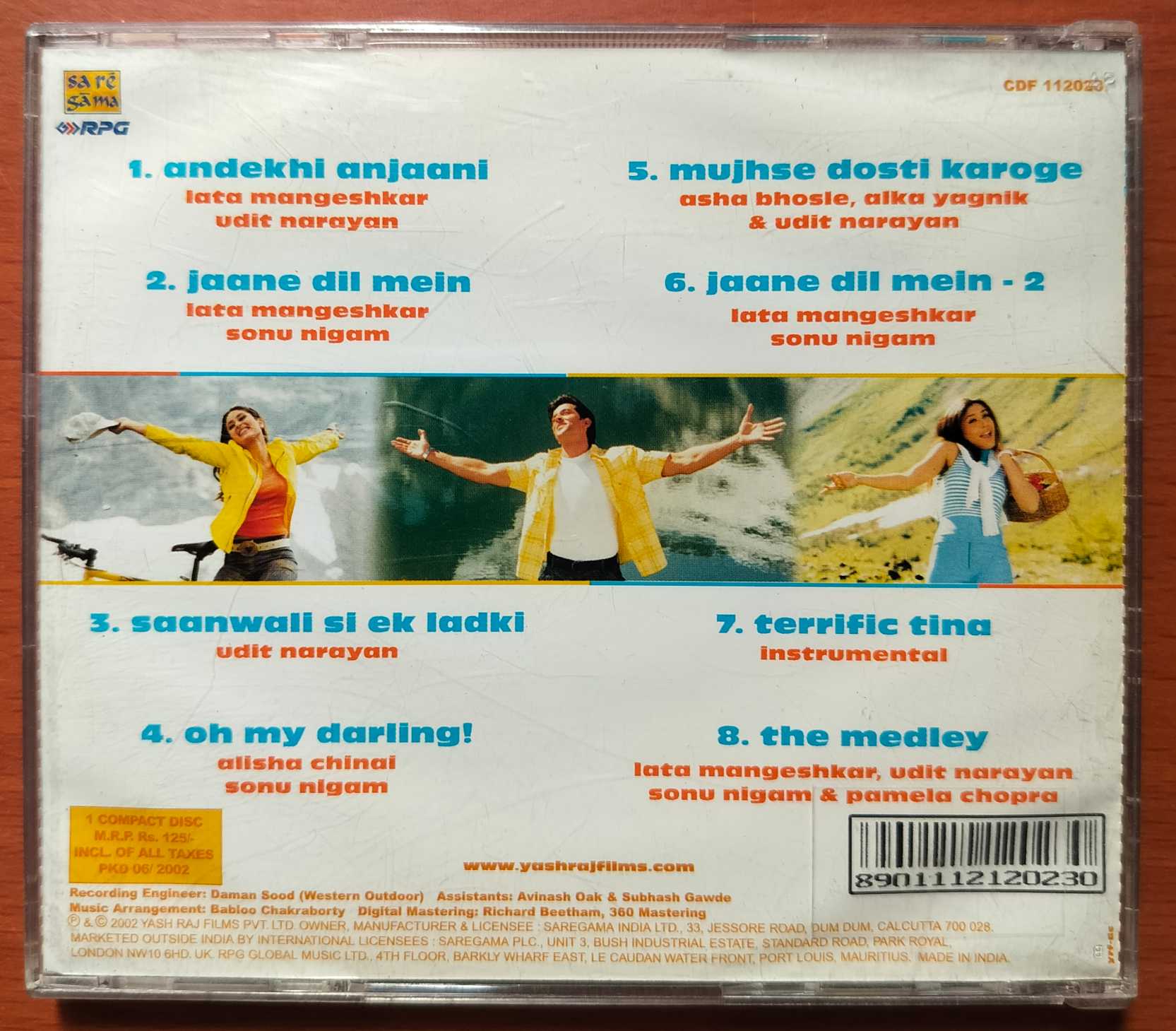 MUJHSE DOSTI KAROGE - Rahul Sharma Hindi Film Audio Cd - Image 3