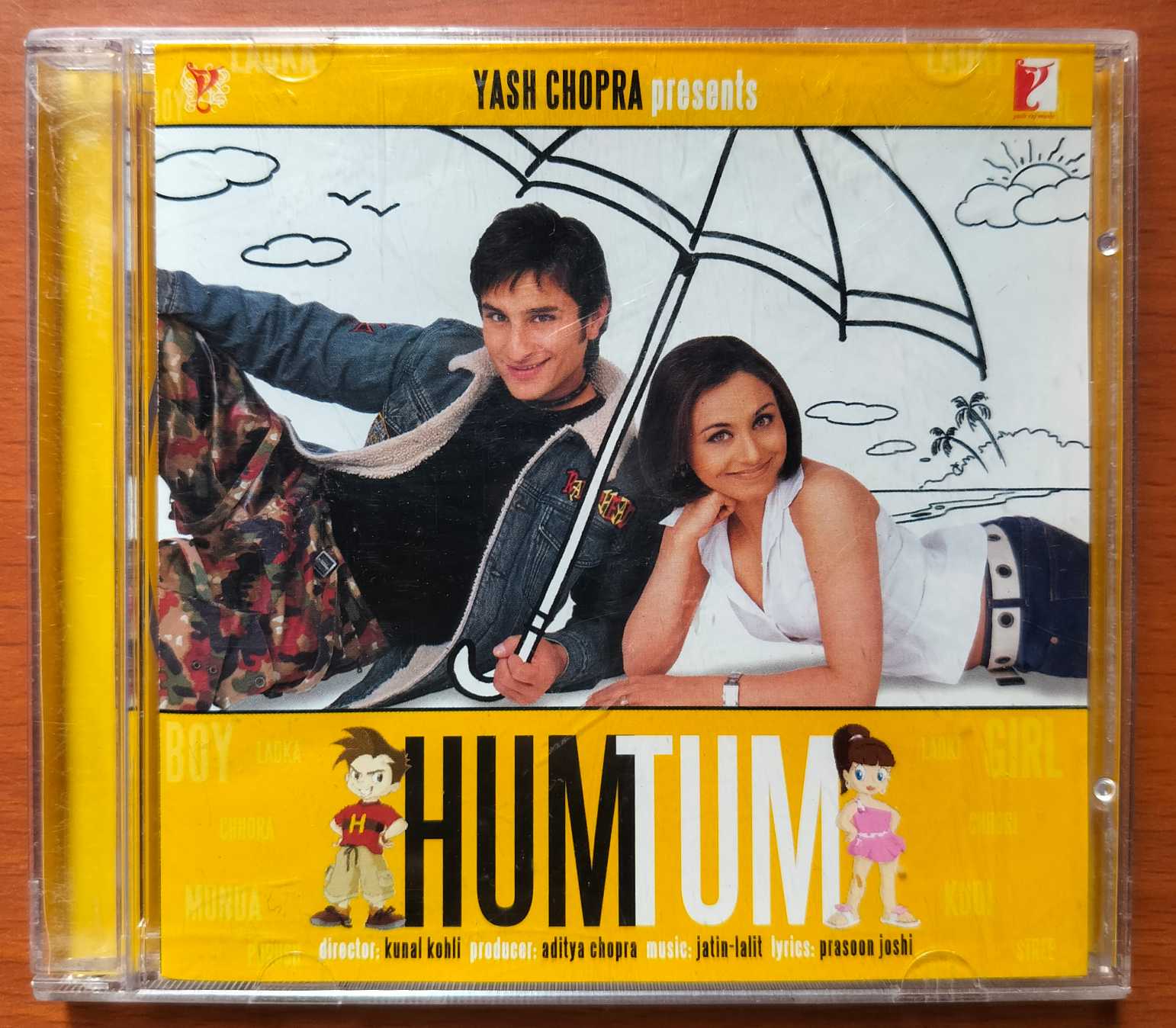 HUM TUM - Jatin Lalit Hindi Film Audio Cd