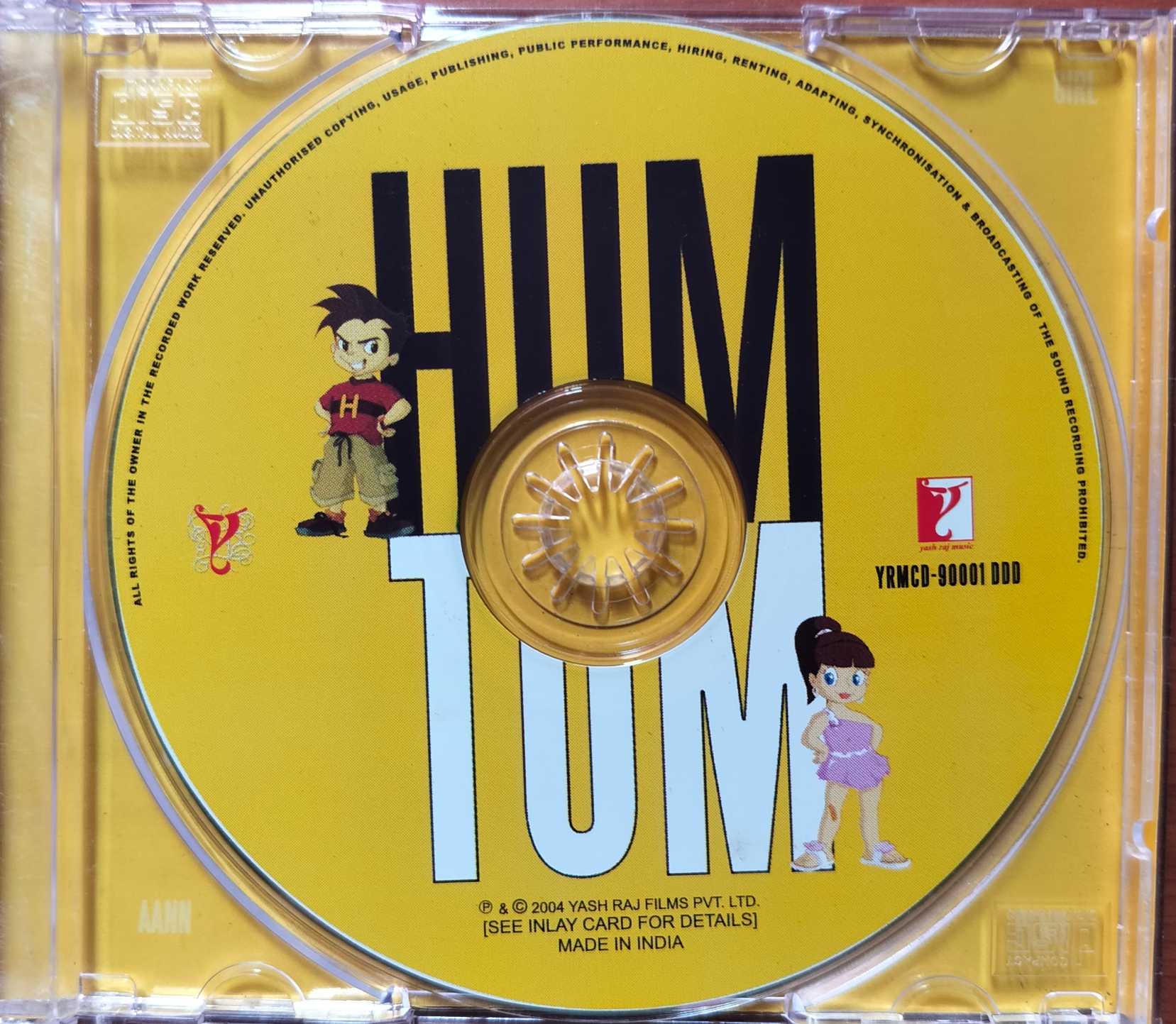 HUM TUM - Jatin Lalit Hindi Film Audio Cd - Image 2
