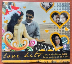 LOVE HITS 14 MELODIES TAMIL LOVE SONGS OF THE YEAR - Tamil Film Collection Audio Cd (FACTORY SEALED PACK)