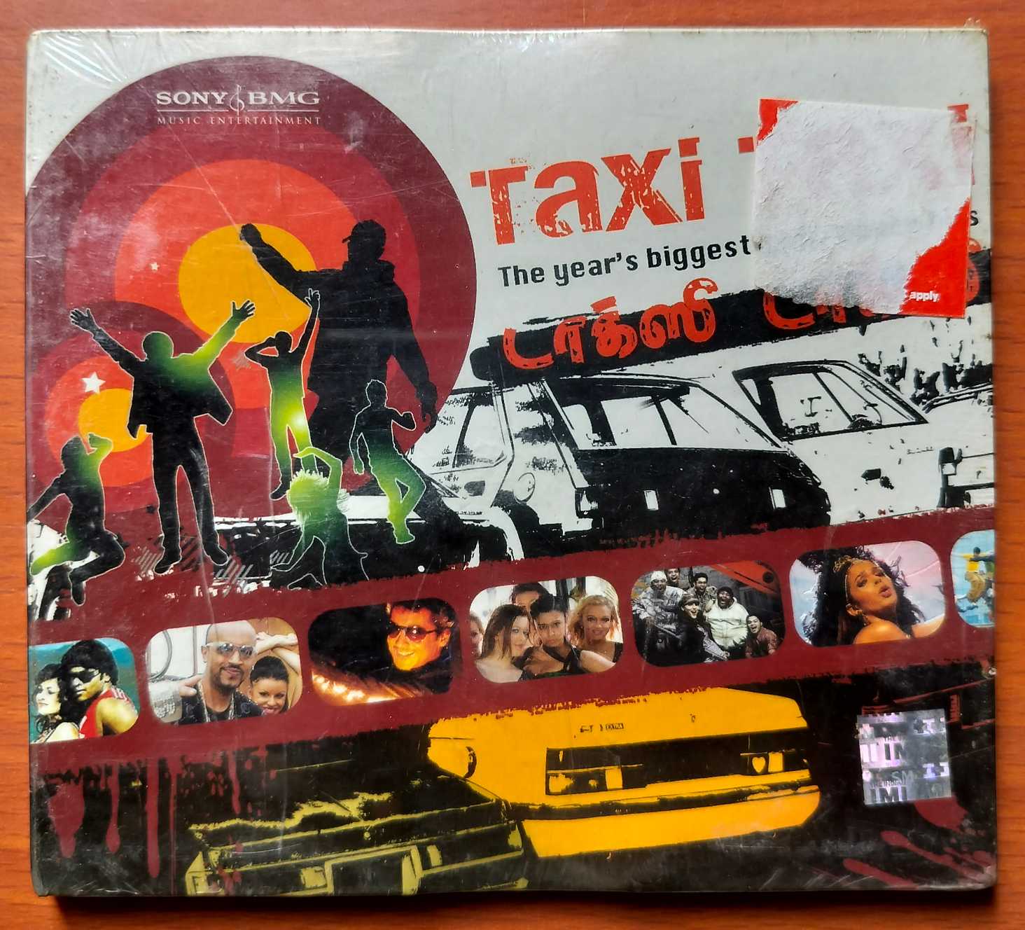 TAXI TAXI THE YEAR'S BIGGEST TAMIL DANCE HITS - Tamil Film Collection Audio Cd (FACTORY SEALED PACK)