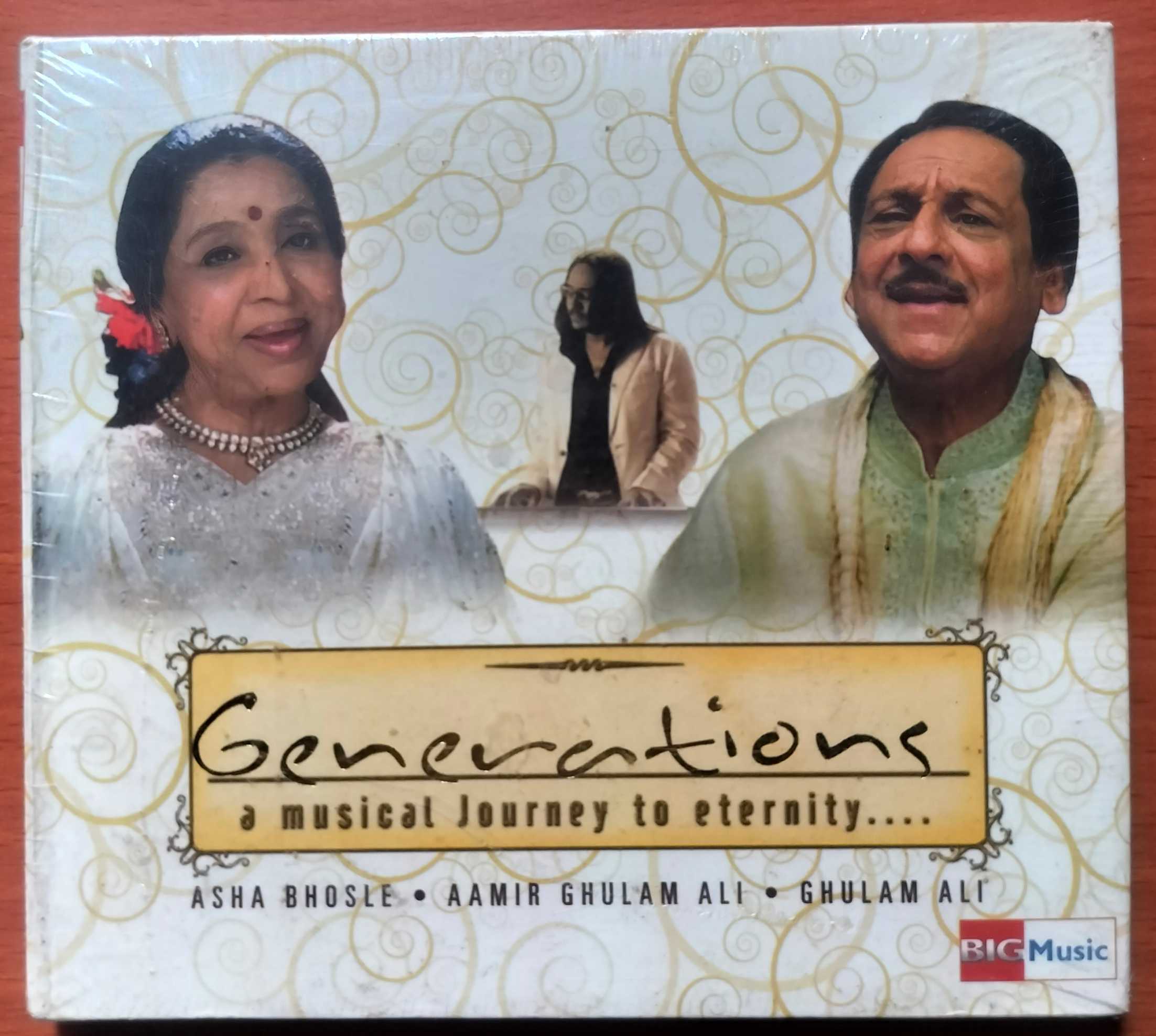 GENERATIONS A MUSICAL JOURNEY TO ETERNITY - Asha Bhosle & Ghulam Ali Hindi Collection Audio Cd (FACTORY SEALED PACK)